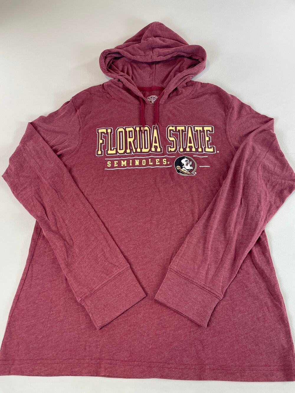 Rivalry Threads Hoodie Size M Garnet Heather Florida State Seminoles Graphic